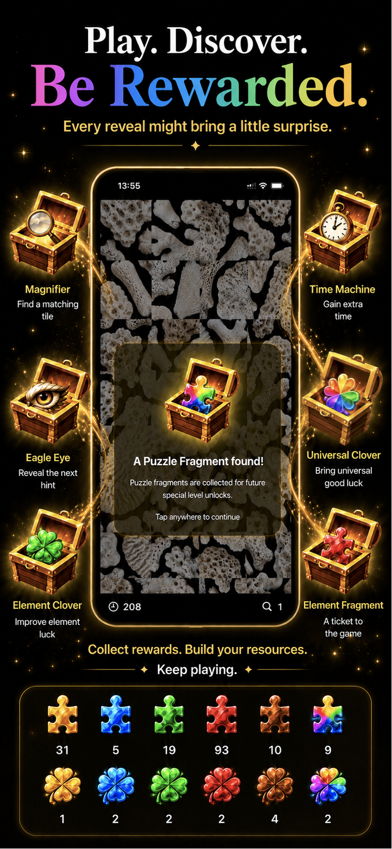 iaReveal rewards and resources